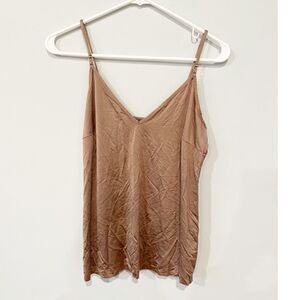 Commando smooth satin cami brown